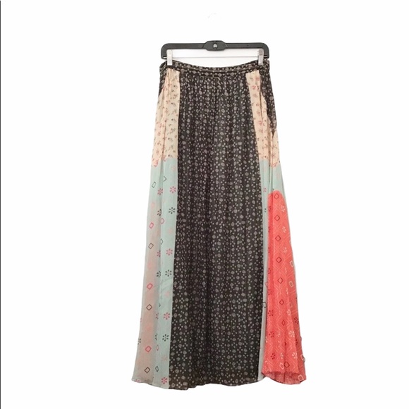 Anthropologie 8 Verb Margot Pleated Maxi Skirt NWT - Picture 7 of 10